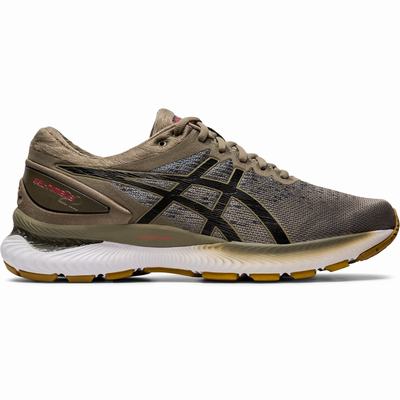 Asics Gel-Nimbus 22 Knit - Miesten Juoksukengät - Mustat